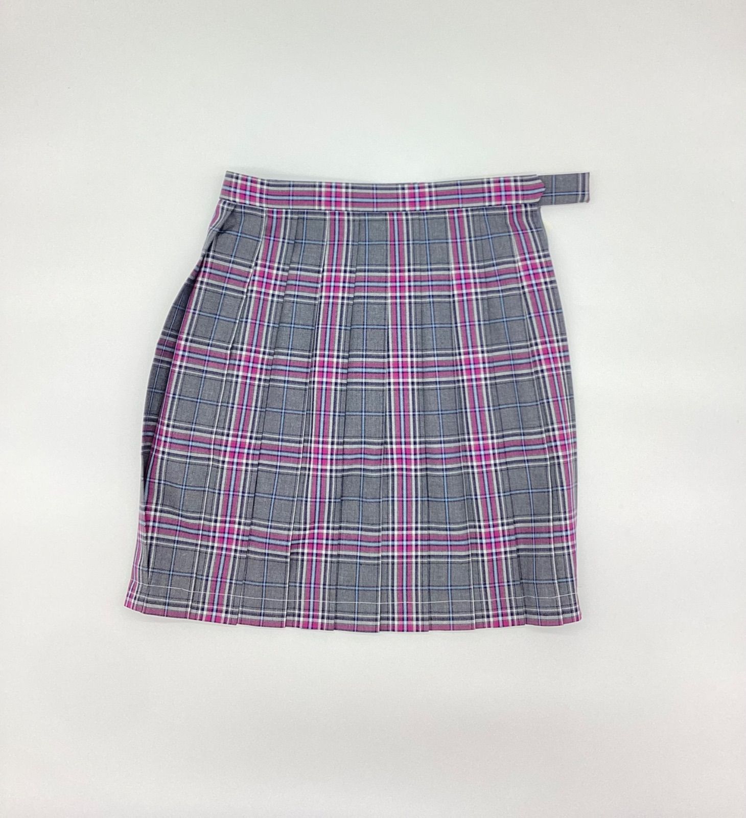 コノミ　グレーと薄紫のチェックスカート 楽天市場】夏 制服 サマー スカート チェック 送料無料【全9色