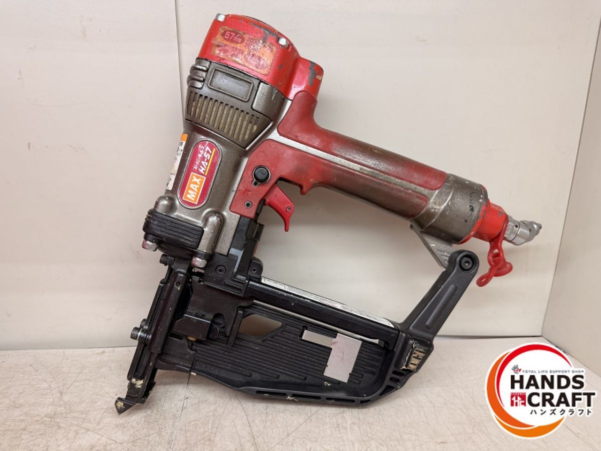 ♪ MAX 高圧フロア用タッカ HA-57 オイル ケース マックス