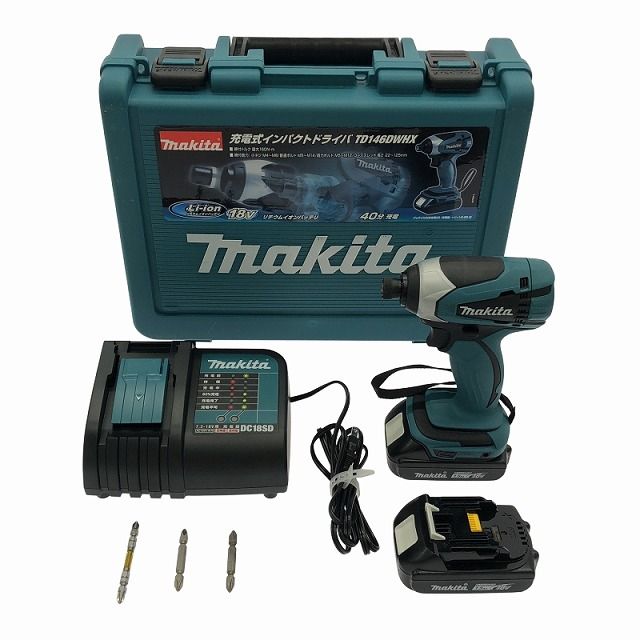 Makita インパクトドライバー TD146DWHX （※バッテリー1個のみ） Makita インパクトドライバー TD146DWHX （※バッテリー1個のみ）