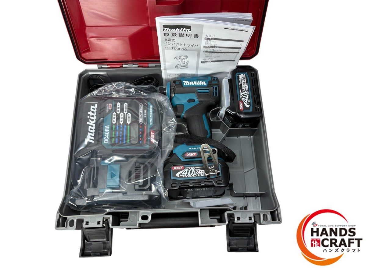 makita マキタ TD003GRAX インパクトドライバ 未使用 40V 2.0Ah