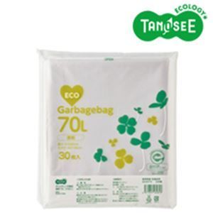 まとめ TANOSEE ポリエチレン収集袋 透明 70L 30枚入×15パック