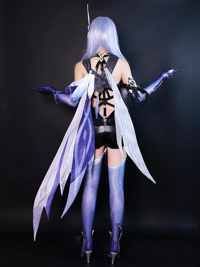 原神 スカーク コスプレフルセット Amazon.co.jp: [KANKUXS] フルセット 衣装+ウィッグ(専用