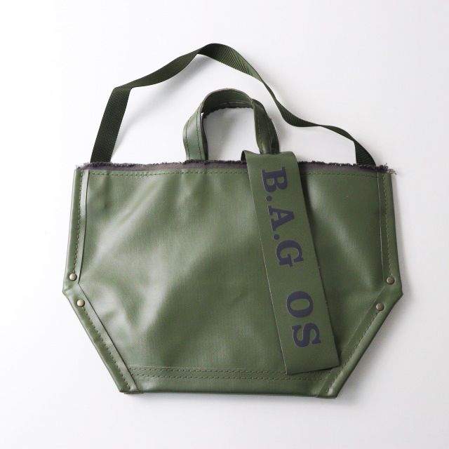 エバゴス ebagos PVC Y字トートバック Mサイズ／カーキ ワンショルダー 