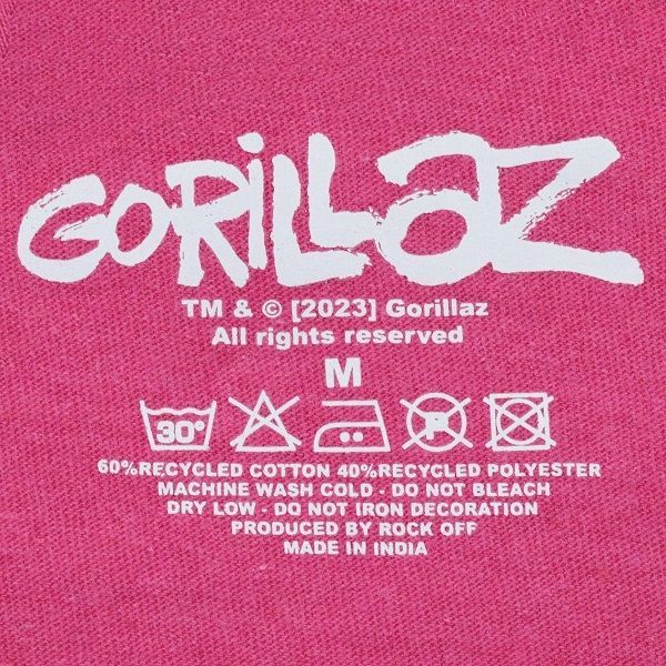 GORILLAZ ゴリラズ Repeat Pazuzu Spiral ロングスリーブ Tシャツ