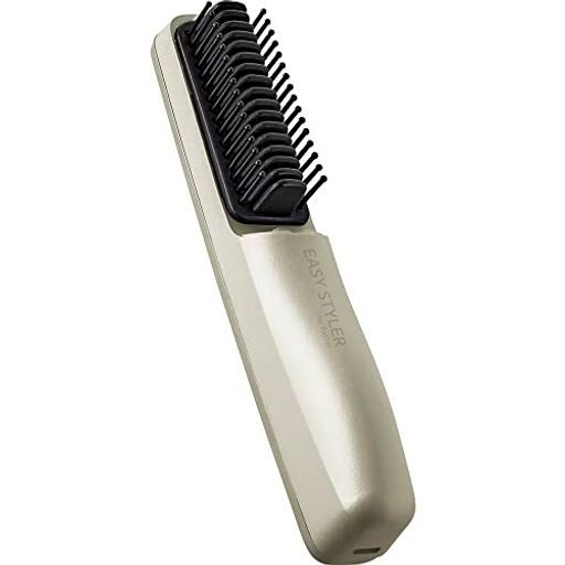 【豊富な，格安】 EasyStylerUSBHEATBRUSHヘアアイロンシルバー その他