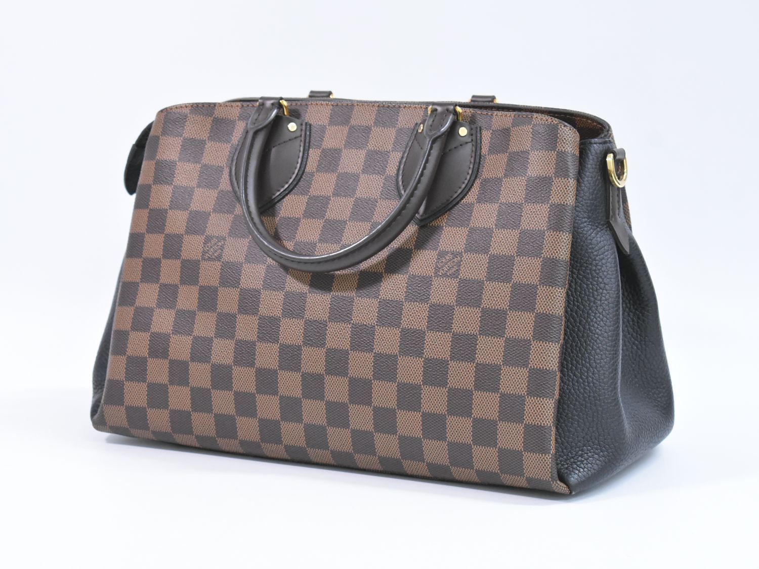 本物 ルイヴィトン LOUIS VUITTON LV ノルマンディー ダミエ エベヌ