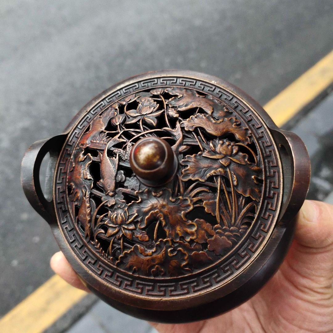 銅製 香炉 宣徳炉 檀香炉 線香炉 挿し香炉 仏具 香道具 工芸品 置物 銅製 香炉 宣徳炉 檀香炉 線香炉 挿し香炉 仏具 香道具 工芸品