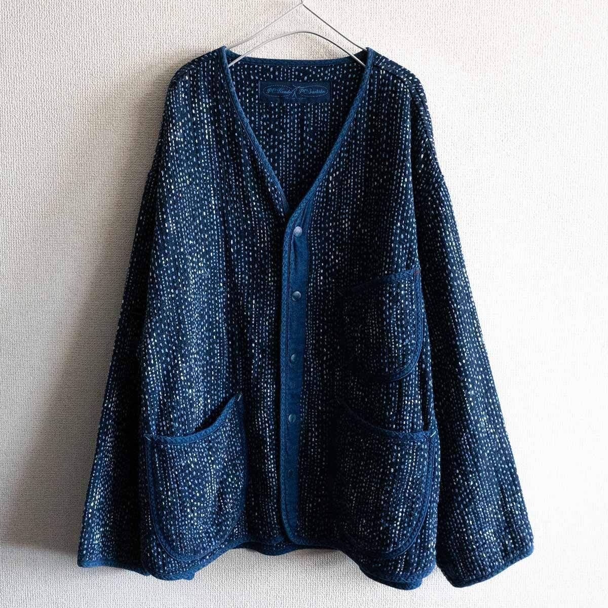 極美品】PORTER CLASSIC【PÈRE TANGUY 刺し子カーディガン】3