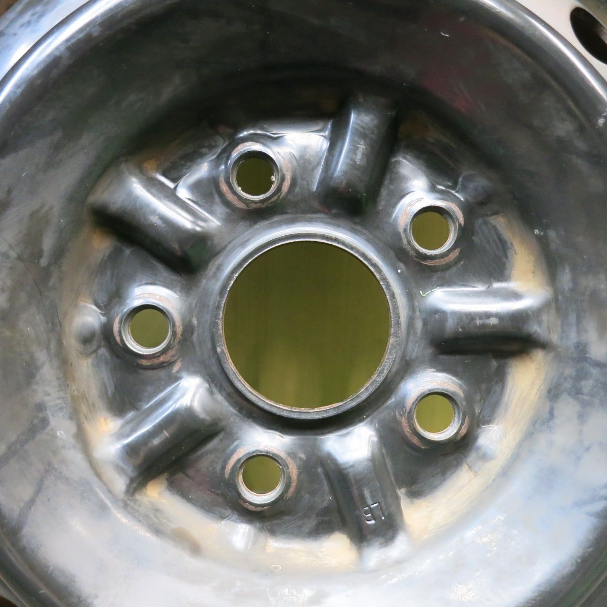 ◇送料込み◇ 希少 PCD110 12インチ中古鉄ホイール4本 純正スチール