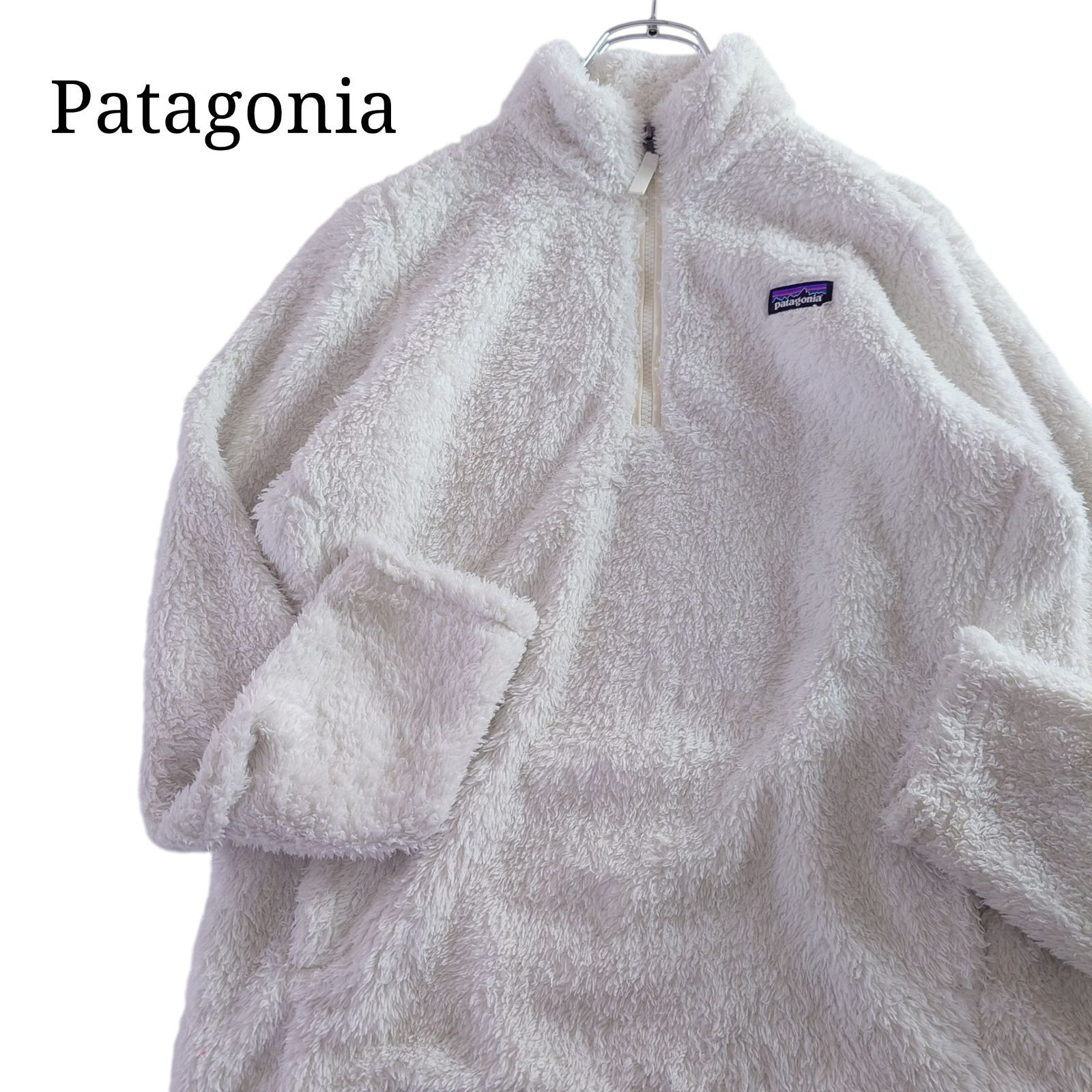 ロスガトス】Patagonia パタゴニア フリース ハーフジップ 白 - メルカリ