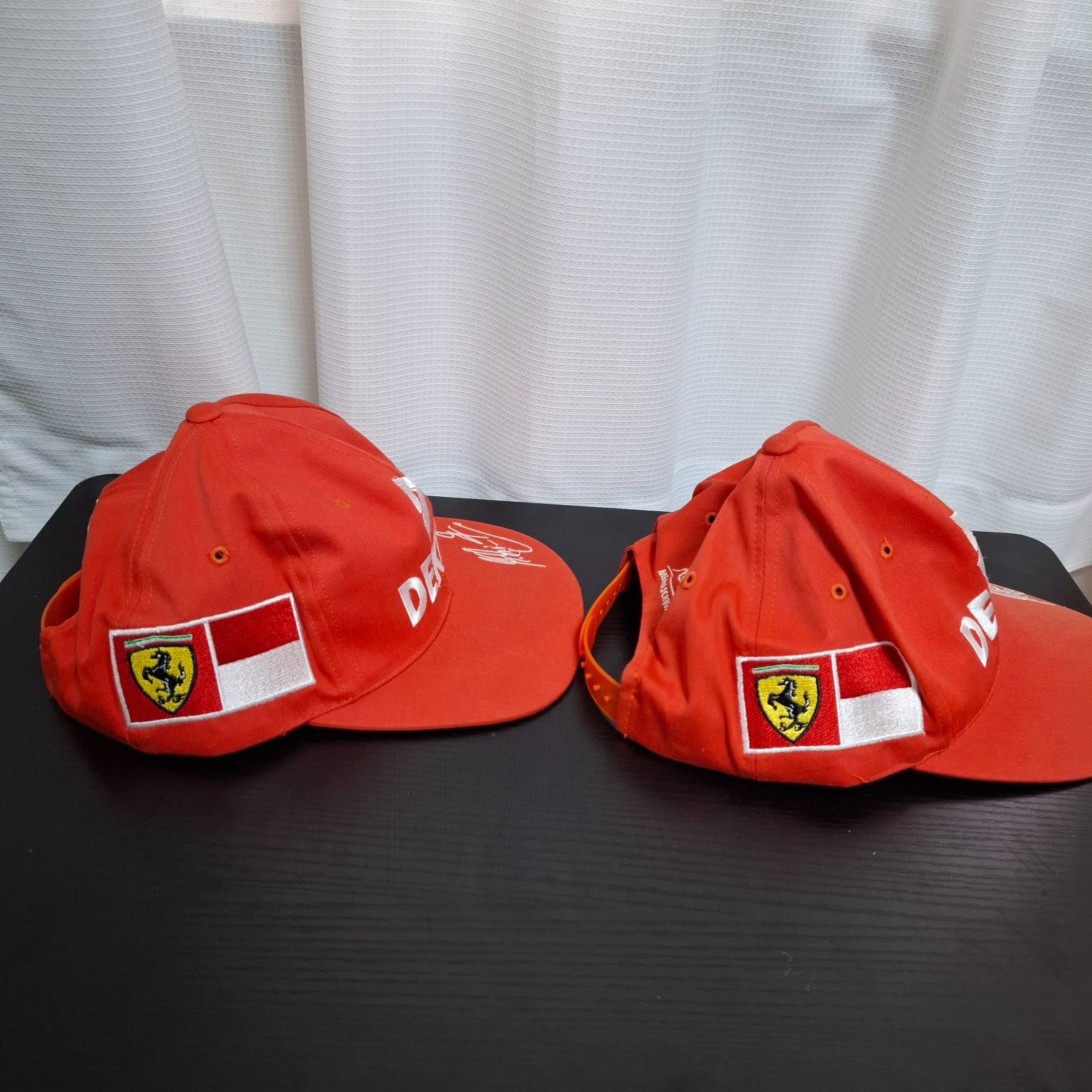 M・シューマッハ 2006年　キャップ　 直筆サイン入り FERRARI ミハエル・シューマッハ 本人用支給品 つば裏面直筆