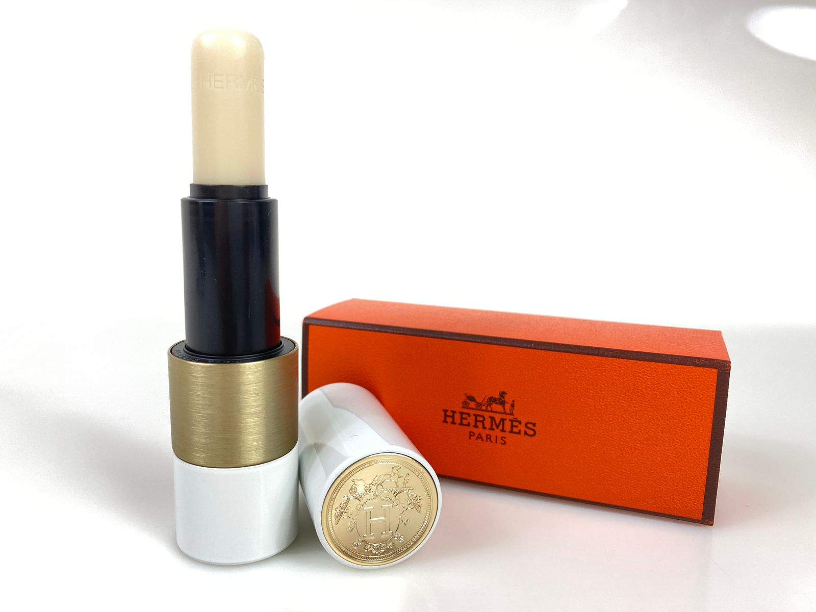♥ HERMES エルメス ルージュ エルメス ボーム ドゥ ソワン プール レ レーヴル リップバーム 3.5g 匿名配送 送料無料