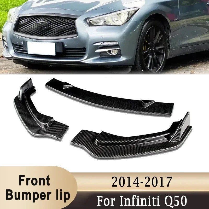 日産 V37 スカイライン 前期 ベースグレード タイプP フロントリップスポイラー 350GT 200GT ハイブリッド カーボン ストア