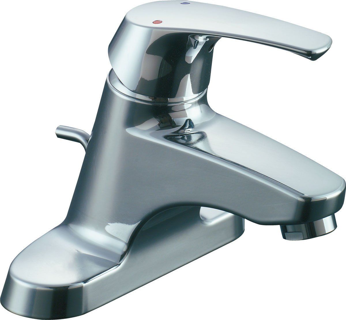 LIXIL(リクシル) INAX 洗面器・手洗器 台付 シングルレバー混合水栓(湯側開度規制付) ポップアップ式 呼び径13mm 吐水口長さ105mm LF-B350SHK