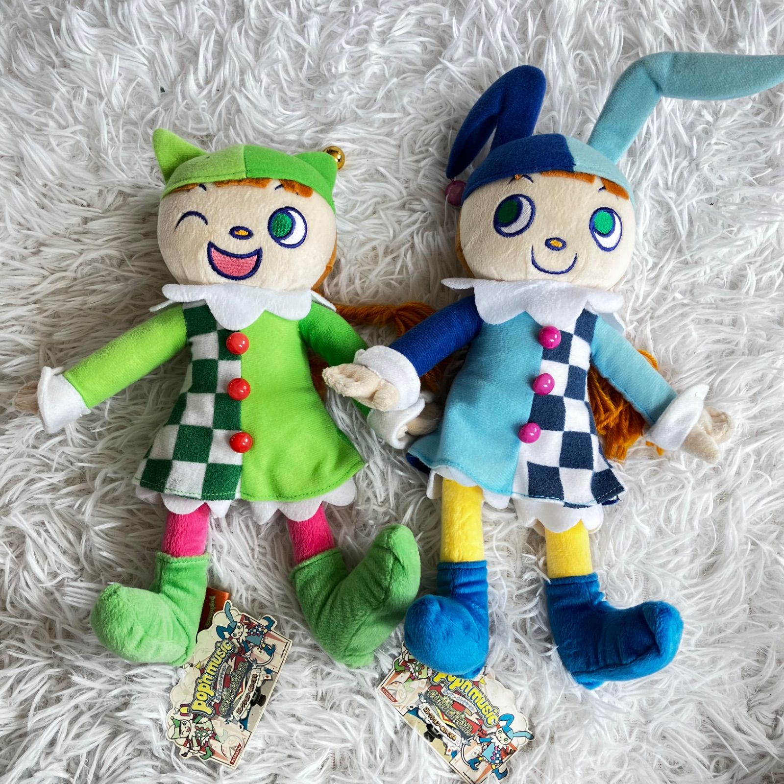 激レア タグ付き ポップンミュージック ぬいぐるみ ミミ ニャミ