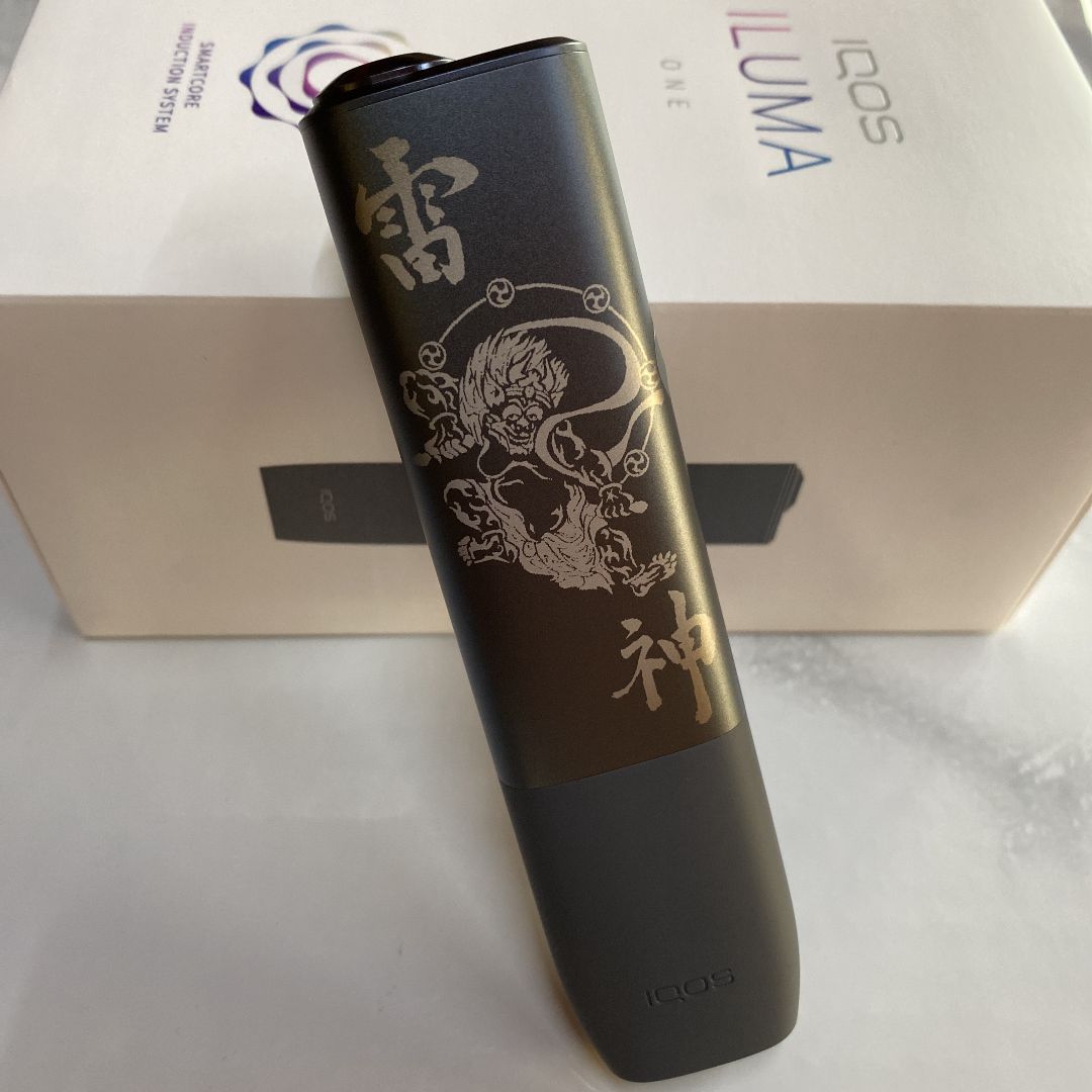 ０ iQOS ILUMA ONE アイコス イルマ ワン レーザー加工＊蓮グレー 0 iQOS ILUMA ONE アイコス イルマ ワン レーザー加工＊蓮グレー