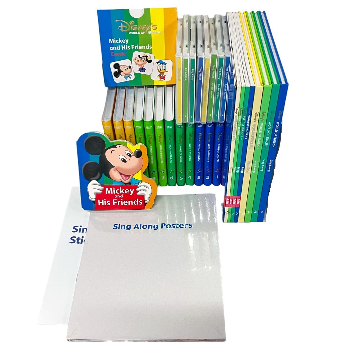 未開封 Disney World of English ディズニー　英語　子供 DWE Disney's World of English Basic ABC's＋ Book 4 5 6 セット CD付