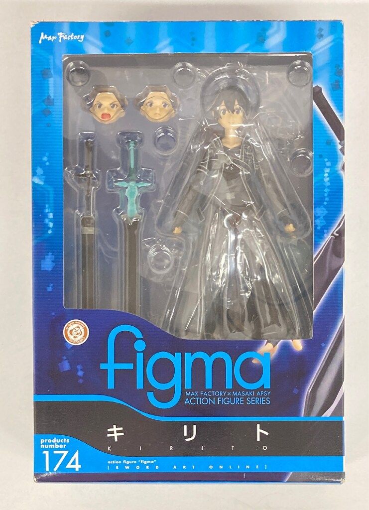 Max Factory - figma(フィグマ) 174 キリト ソードアート・オンライン 完成品 可動フィギュア マックスファクトリー Amazon.com: Max Factory Sword Art Online: Kirito Figma