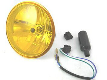 7インチ ハロゲンヘッドライト アンバー 7インチ