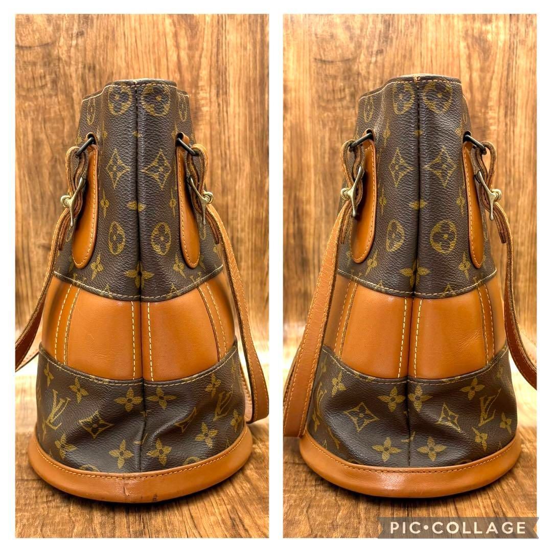 お歳暮 時期 ⛄️極美品⛄️USA限定 ルイヴィトンモノグラム バケットPM バッグ