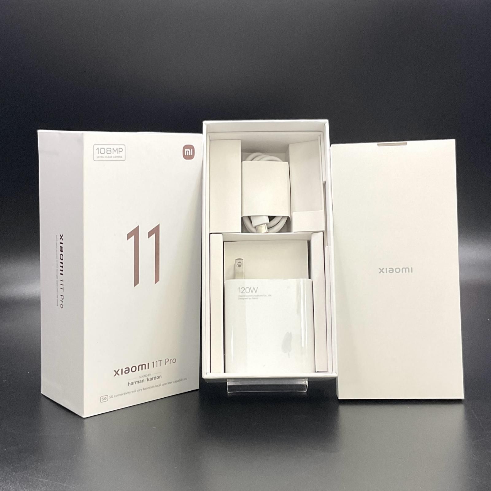 全額返金保証】【最速発送】Xiaomi 11T Pro 128GB ホワイト SIM