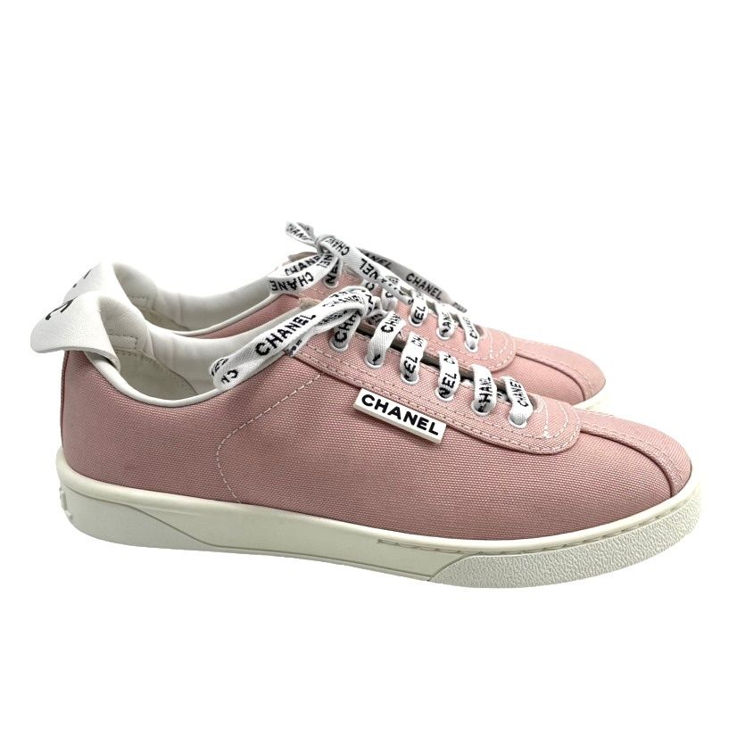 シャネル CHANEL スニーカー ココマーク ロゴマーク ローカット 38