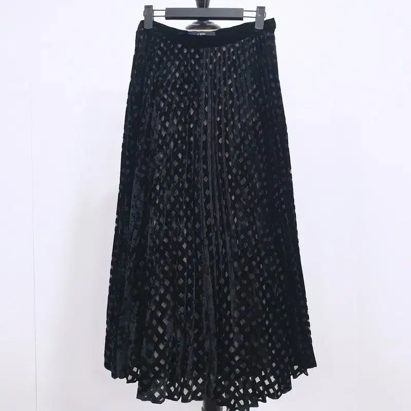 ORR オル ツアーベルベット プリーツ スカート