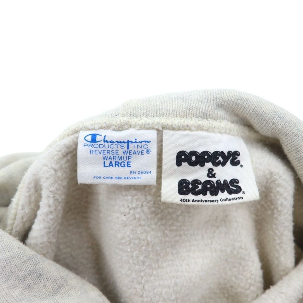 BEAMS × Champion × POPEYE リバースウィーブ REVERSE WEAVE プル 