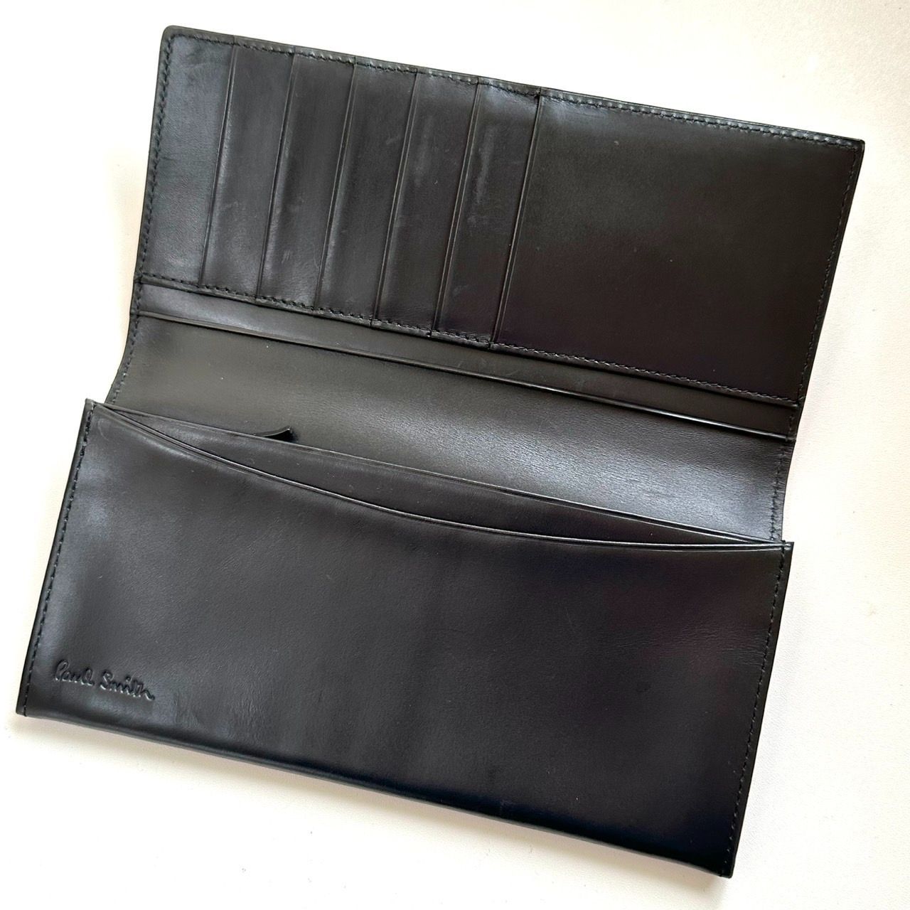 【極美品】PaulSmith ポールスミス 長財布 マルチストライプ フラップ Paul Smith ポールスミス 財布 長財布 フラップ レディース