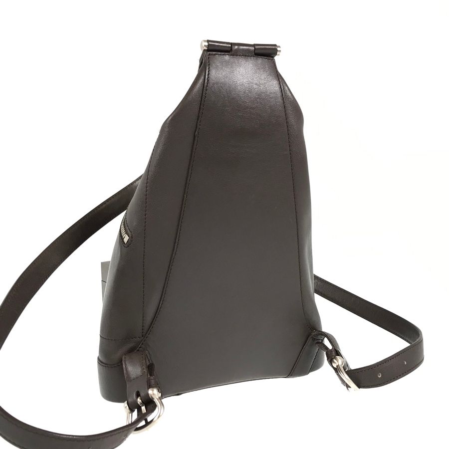 ロエベ LOEWE アントン アナグラム ブラウン レザー リュック ロエベ LOEWE アントン アナグラム ブラウン レザー リュック