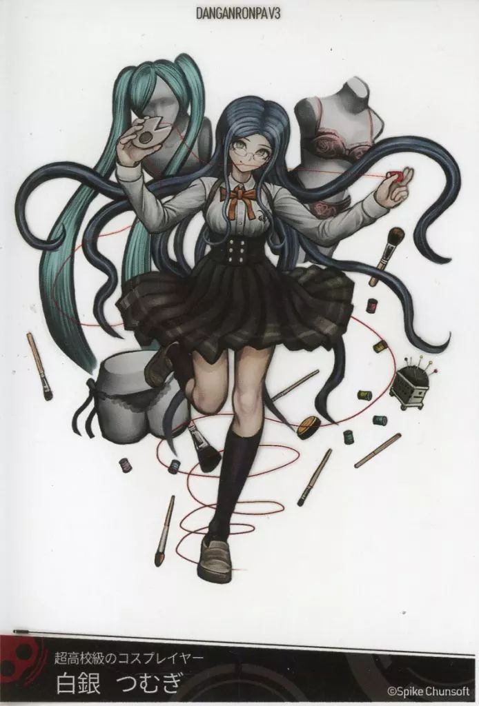 ダンガンロンパ V3 楽天コレクション キャンバスアート 白銀つむぎ 王馬小吉 ダンガンロンパ V3 楽天コレクション キャンバスアート 白銀つむぎ 王