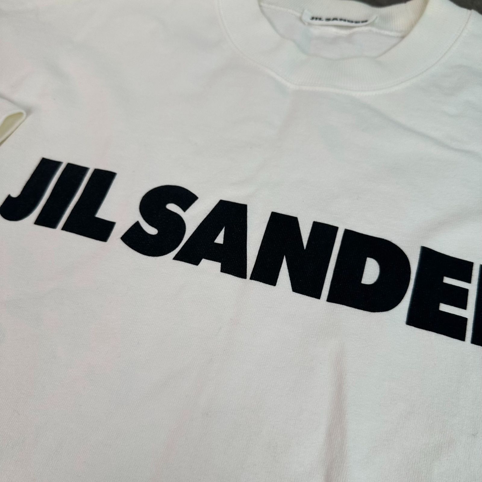 新品☆JIL SANDER ジルサンダー　Tシャツ男女兼用 半袖 メンズファッション レディース 黑+白 2枚