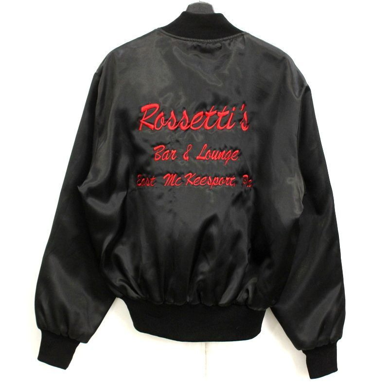 アメリカ製　Holloway 90s ナイロン スタジャン 90s USA製 vintage Holloway ナイロン スタジャン メンズ 表記L