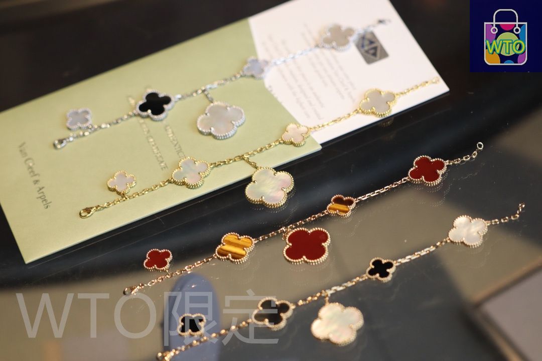 Van Cleef - Arpels マジック アルハンブラ 5連ブレスレット | ヴァン クリーフ - アーペル レディースジュエリー｜ ｜ ♥-WTO輸入1
