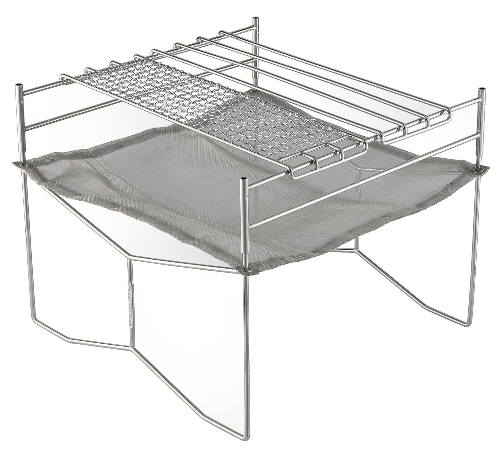 【人気商品】ステンレスメッシュ ファイヤーピット ソログリル 焚き火台 ギア） ラージ キャンプ 11105(SOLO-303-JL) NANGOGEAR（南湖