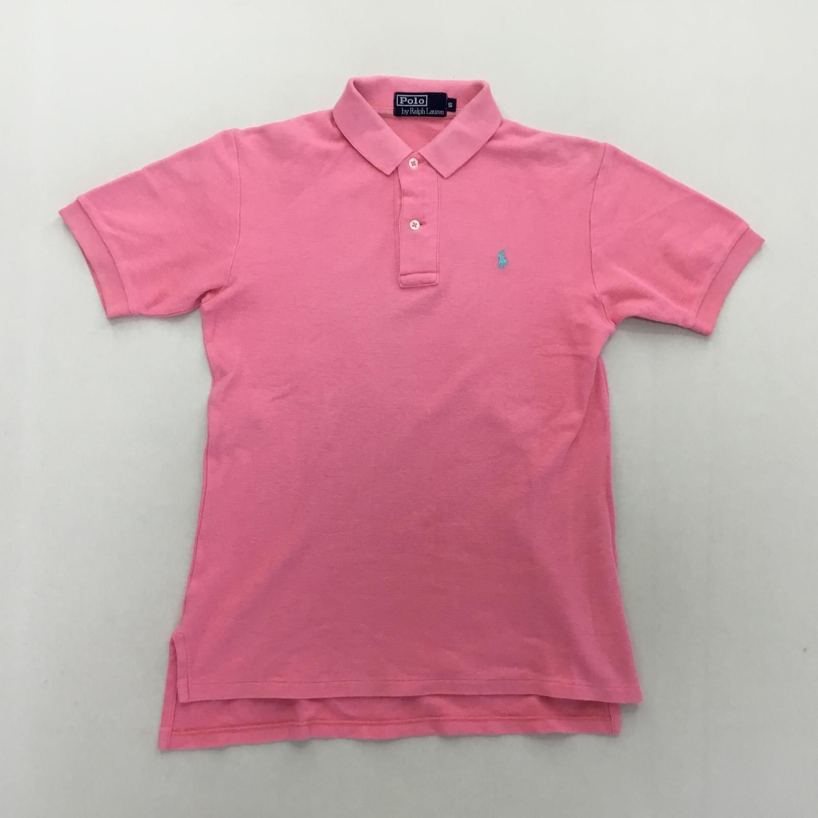 □Polo ポロバイラルフローレン 半袖 ポロシャツ S ピンク Polo by 