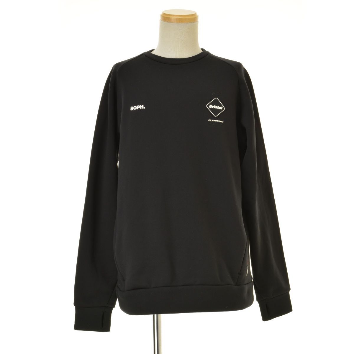 F.C.R.B.】19AW FCRB-192049 POLARTEC POWER STRETCH CREW NECK TOP 
