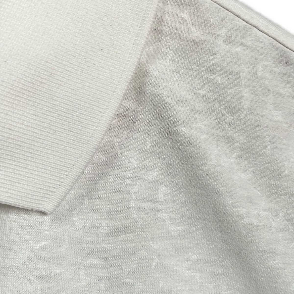 BRIEFING ブリーフィング　白でロゴ入りのテープが付いた半袖ポロシャツ L BRIEFING(ブリーフィング) 半袖ポロシャツ サイズM メンズ - 白