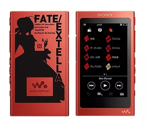 ポータブルオーディオ ウォークマン Aシリーズ 16GB Fate|EXTELLA Edition ネロ クラウディウスモデル NW-A35|FATE|R