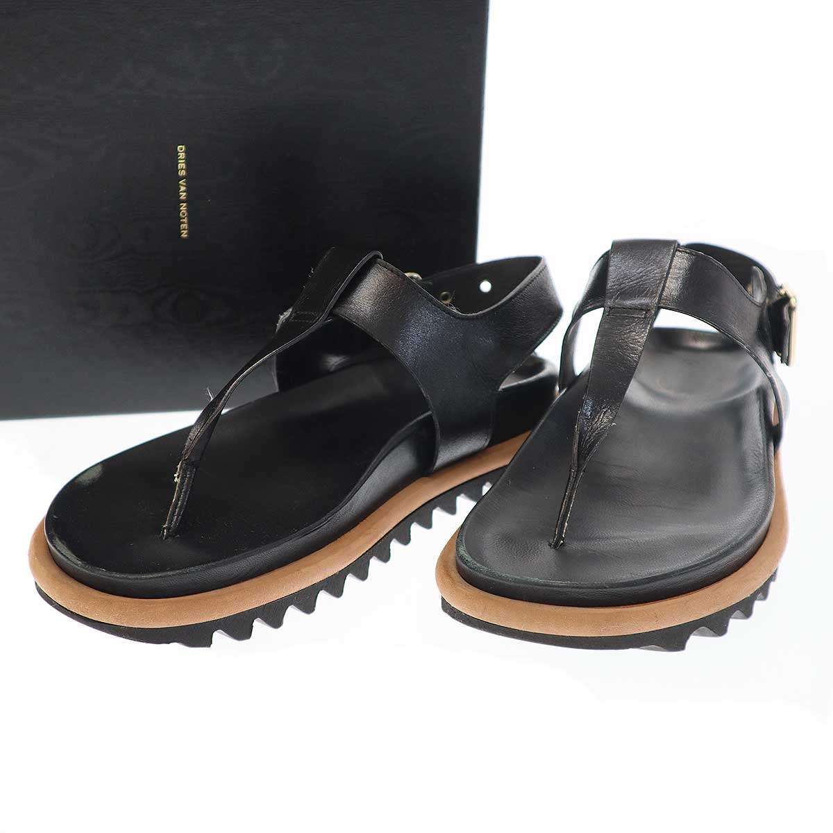 DRIES VAN NOTEN ドリスヴァンノッテン 19SS レザーサンダル 19240