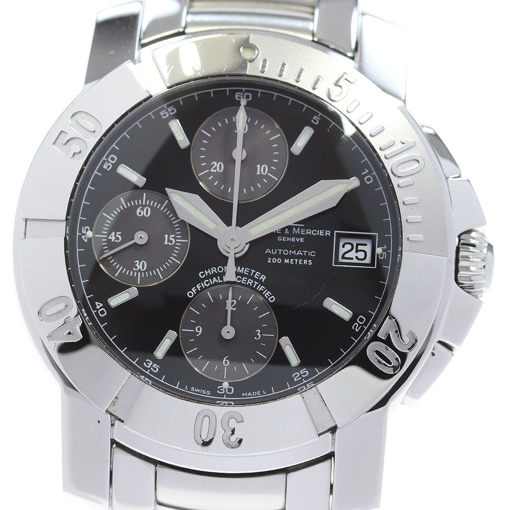 ボーム＆メルシェ Baume u0026 Mercier 65352 ケープランド クロノグラフ 自動巻き メンズ内箱付き_846556