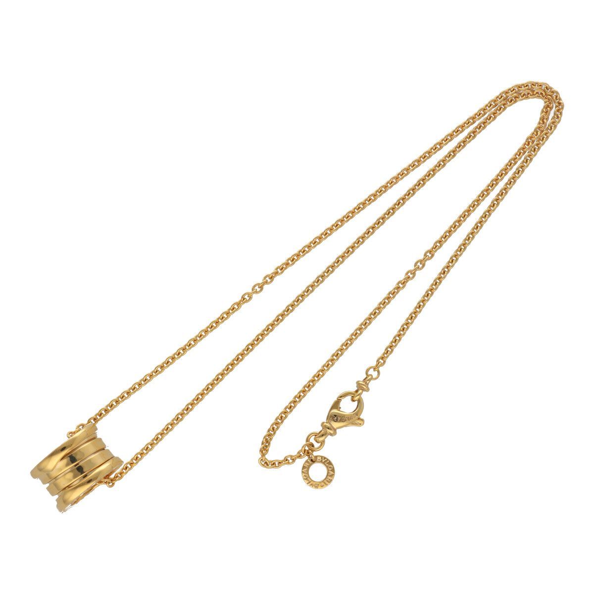 WEB限定カラー 中古】 BVLGARI 352814 ネックレス ビー・ゼロワン ブルガリ ネックレス