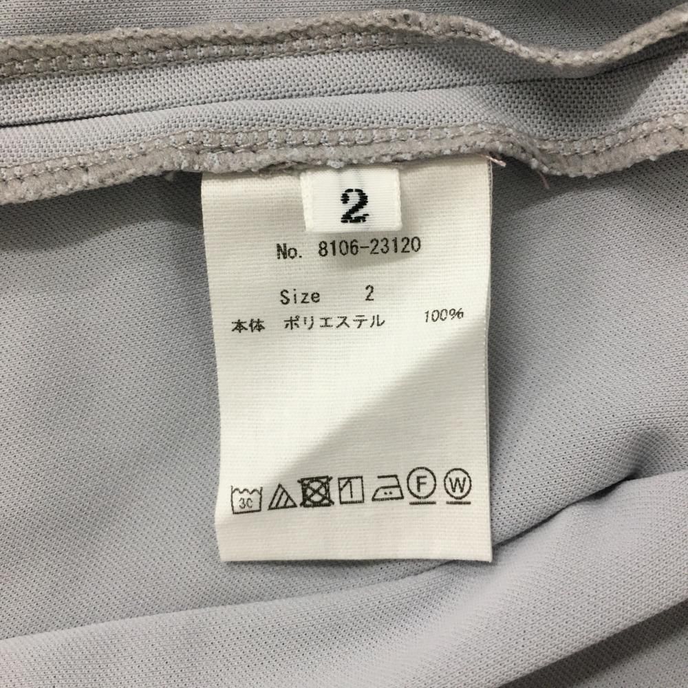 【超美品】CPG スカート グレー×レッド 井上莉花コラボ商品 バイカラー  レディース 2 ゴルフウェア 2023年モデル CPG 超美品】CPG スカート グレー×レッド 井上莉花コラボ商品 バイ