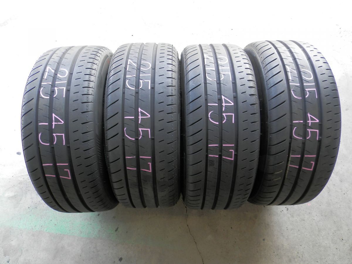 215/45R17 ブリヂストン TURANZA T002 ラジアルタイヤ 4本SET