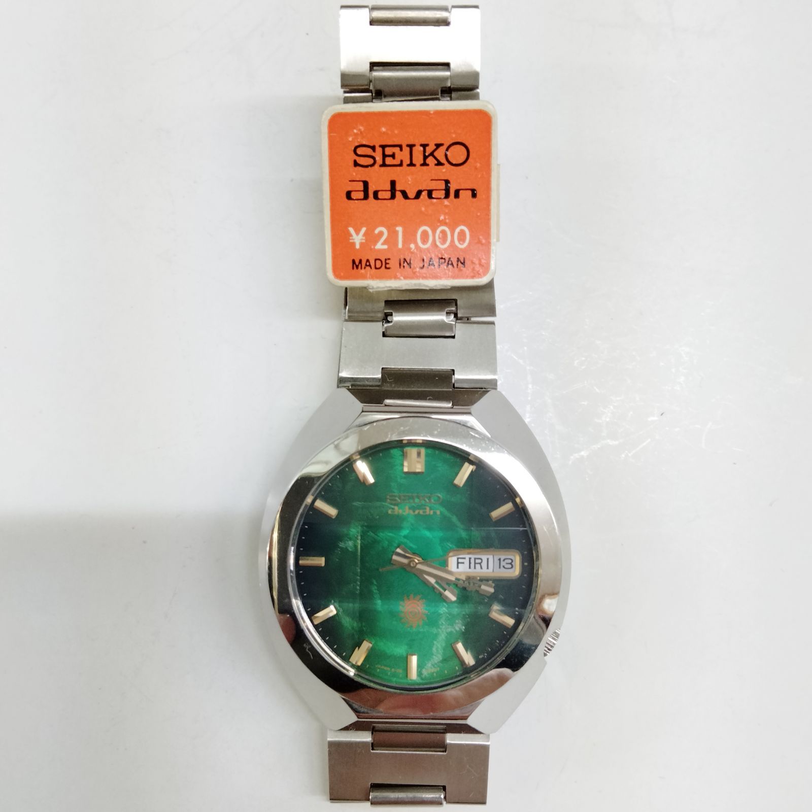 値下げ！超レア デッドストック SEIKO advan 6106 グリーン文字盤 9面