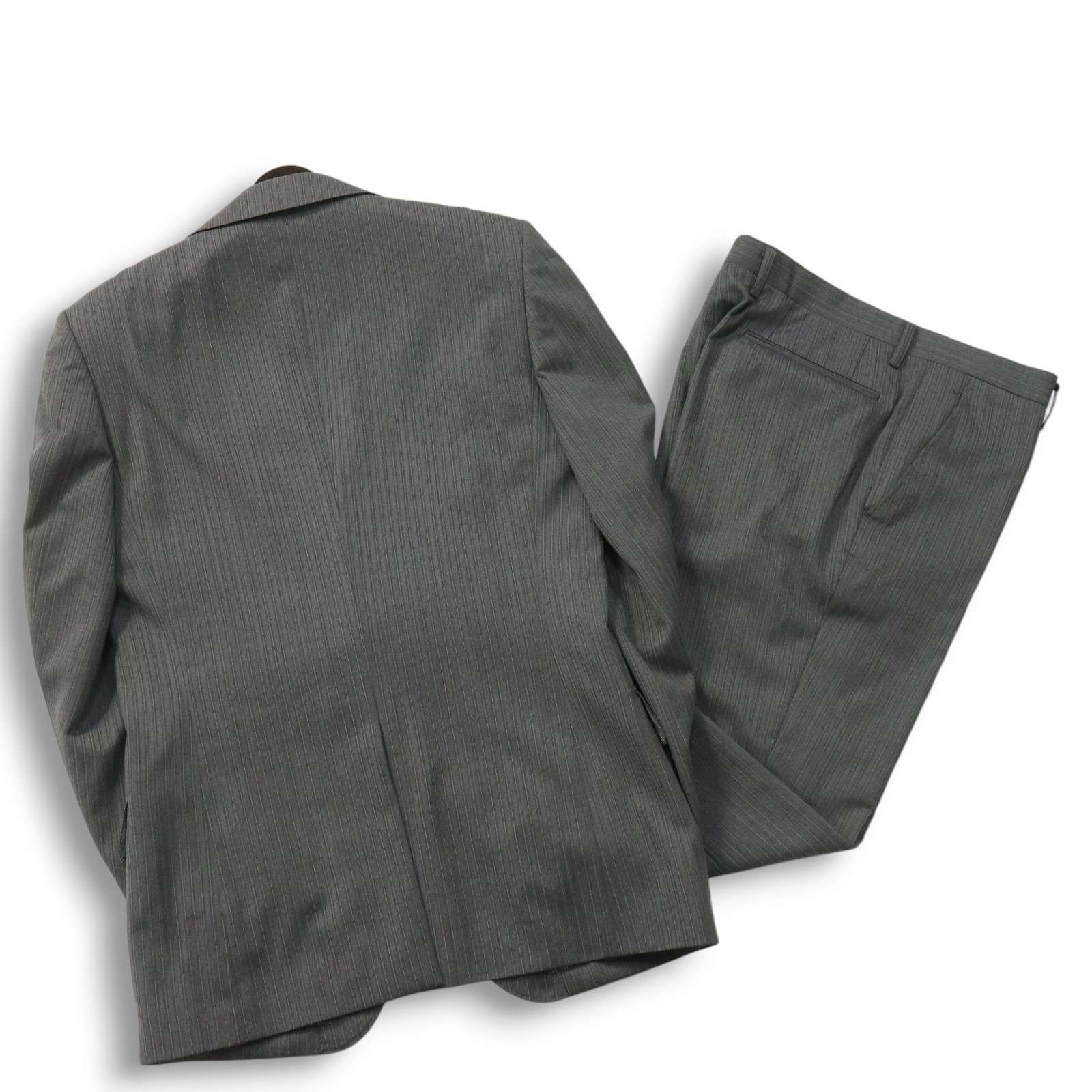 極美品】A.S.M アトリエサブメン セットアップスーツ グレー 2XL