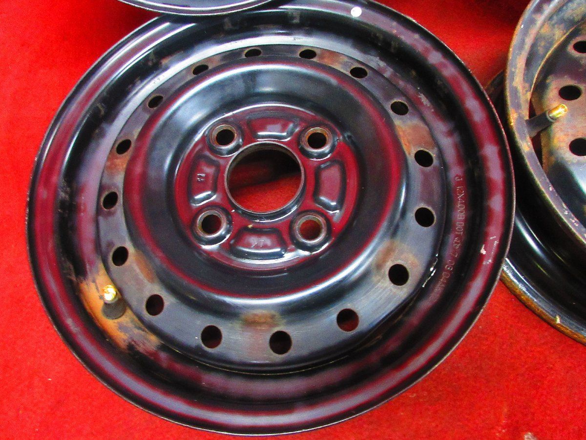 ダイハツ純正　スチールホイール2本セット スチール ホイール 4本 ダイハツ 純正 12×4.00B 4穴 PCD 100 +35