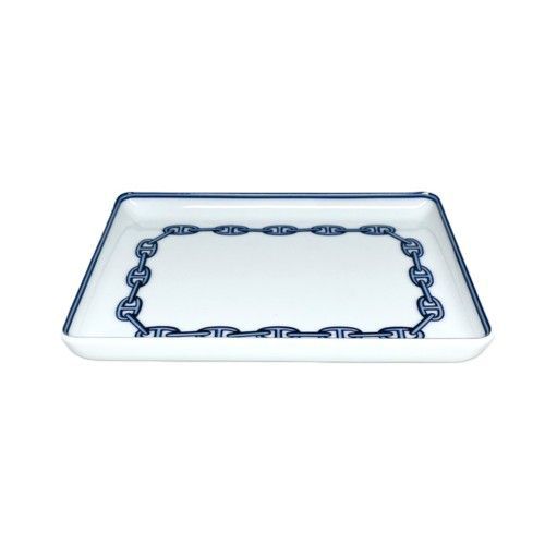 HERMES エルメス シェーヌダンクル スクエアプレート 角皿 箱付き 新品同様】HERMES エルメス シェーヌダンクル スクエアプレート