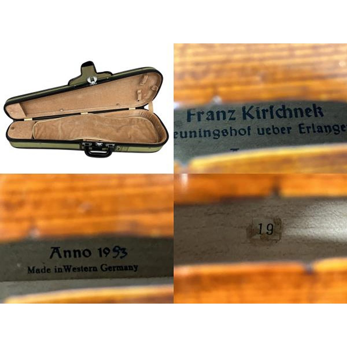 Franz Kirlchnek フランツ キルシュネック ヴァイオリン Anno