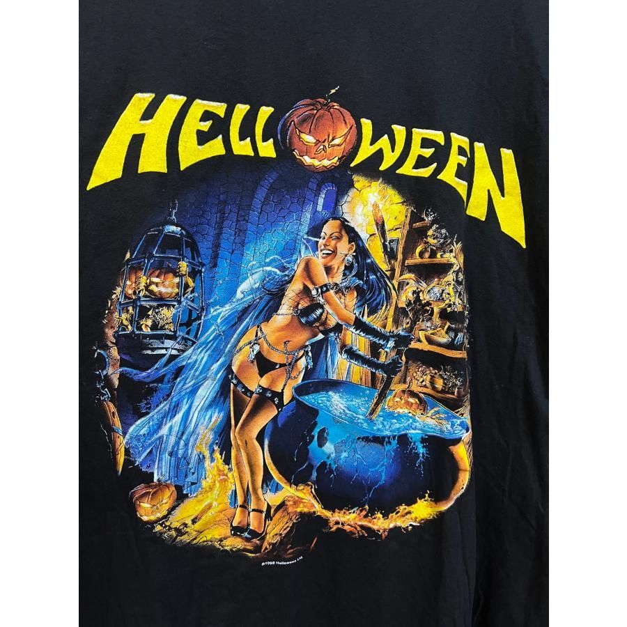 98年 HELLOWEEN ハロウィン BETTER THAN RAW WORLD TOUR Tシャツ 黒 L